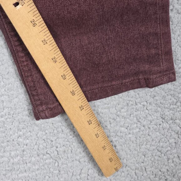 Levis Jeans Mens Size 30x32 Dark Burgundy Stretch 511 Slim Fit 5 Pocket Denim - Picture 5 of 7